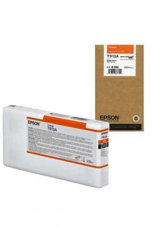 Epson T913A Turuncu (Orange) Orjinal Kartuş Surecolor SC-P5000 / SC-P7000