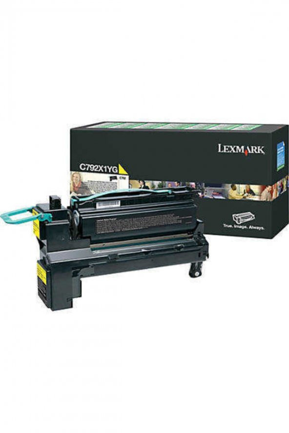 LEXMARK C792X1YG SARI ORJİNAL TONER Yüksek Kapasite
