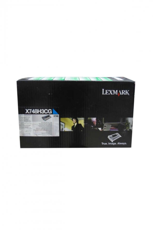 LEXMARK X748H3CG MAVİ ORJİNAL TONER  X748DE / X748DTE ürün görseli