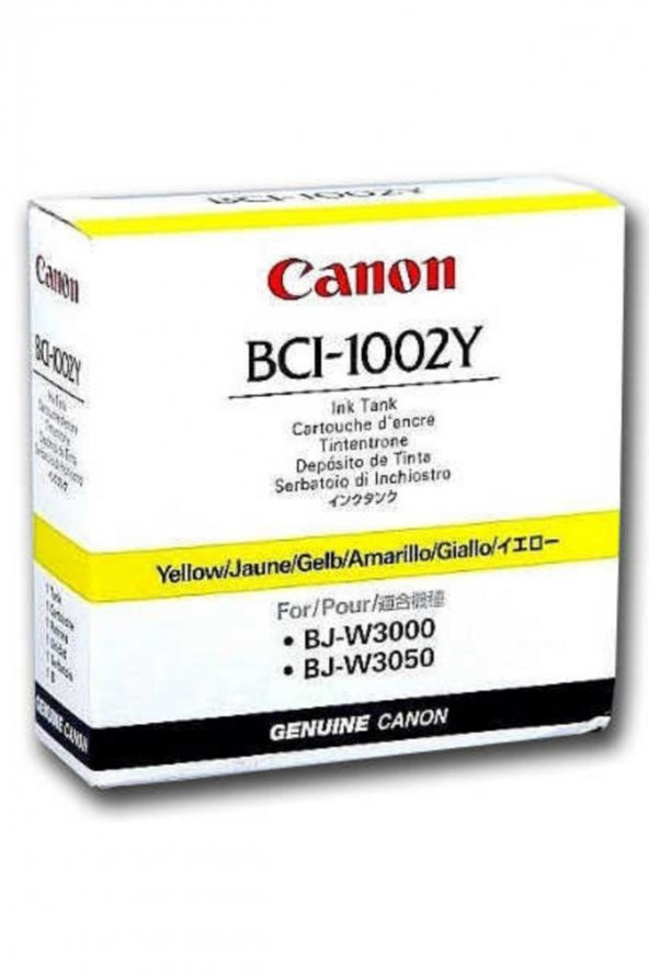 CANON BCI-1002Y SARI KARTUŞ W3000 / W3050 ürün görseli