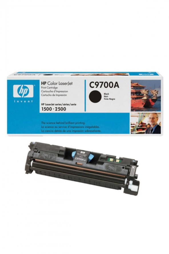 HP C9700A (121A) Siyah Orjinal Toner (B)