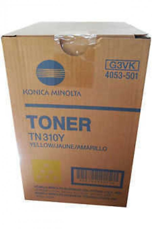 KONICA MINOLTA TN310Y ORJİNAL SARI TONER bizhub C350 / C351 / 450