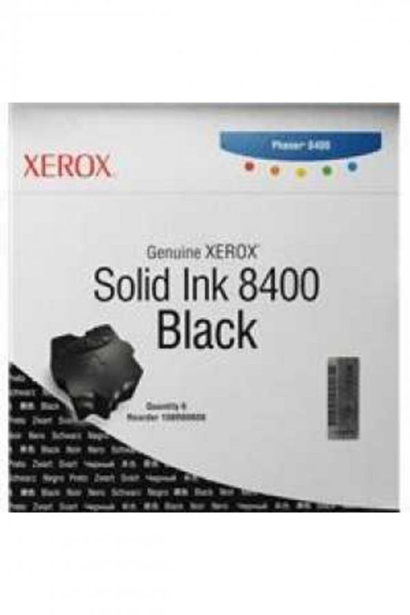 XEROX 8400 108R00608 SİYAH 6lı KATI MÜREKKEP TONER ürün görseli