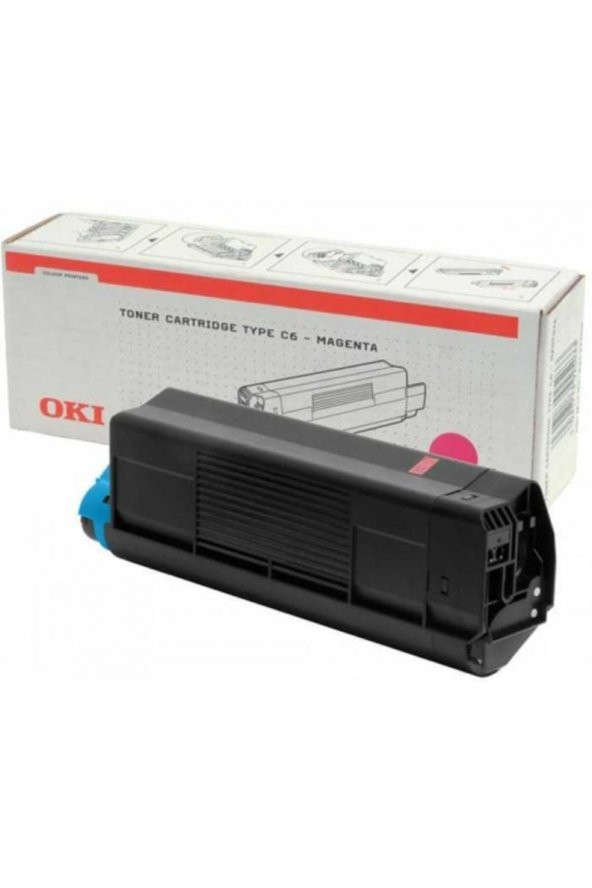 OKI C5100-C5200-C5300-C5400 42127406 KIRMIZI ORJİNAL TONER