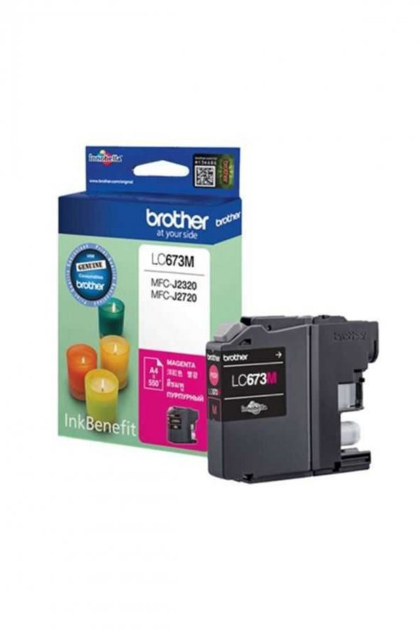 BROTHER LC673M KIRMIZI ORJİNAL KARTUŞ MFC-J2720 / MFC-J2320 - 1