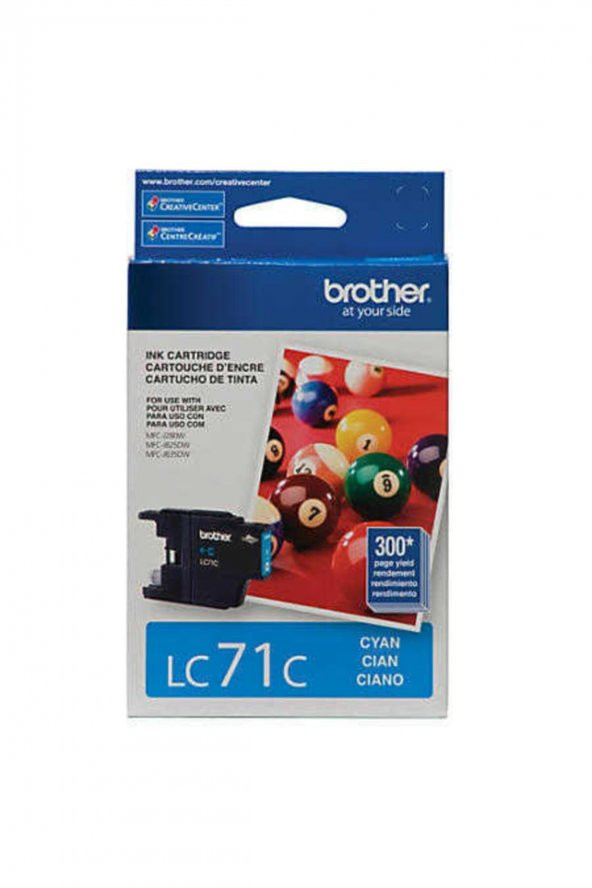 BROTHER LC71C MAVİ ORJİNAL KARTUŞ MFC-J280W / J425W / J625DW / J825DW