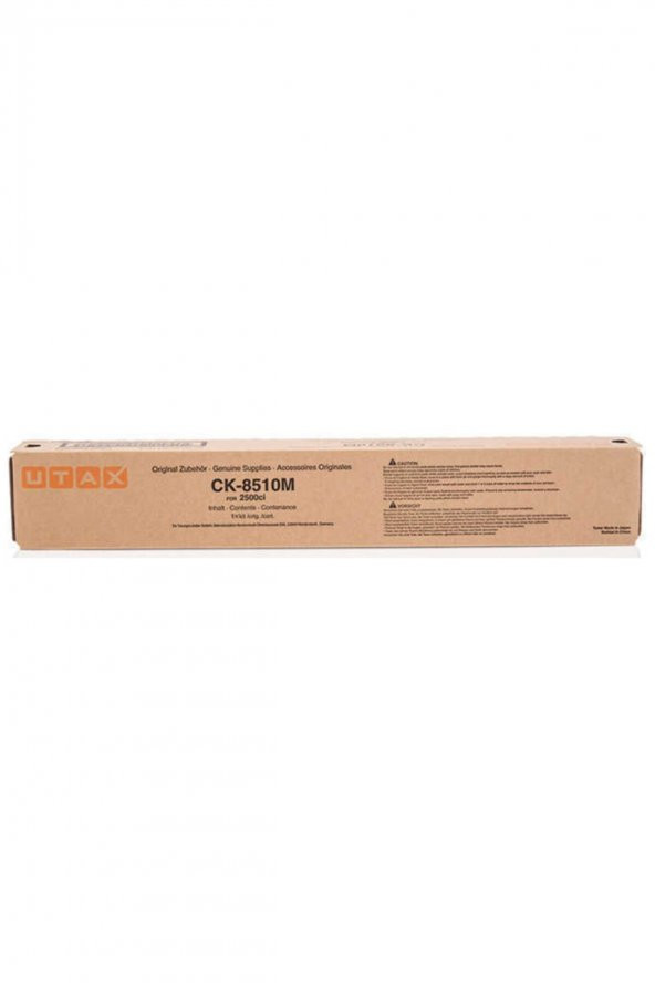 UTAX CK-8510M 2500ci KIRMIZI ORJİNAL FOTOKOPİ TONERİ 12,000 Sayfa (662511014)