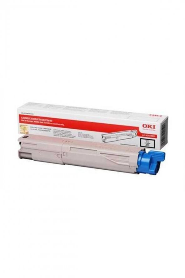 OKI 43459344 C3300-C3400-C3450-C3600 SİYAH TONER ürün görseli