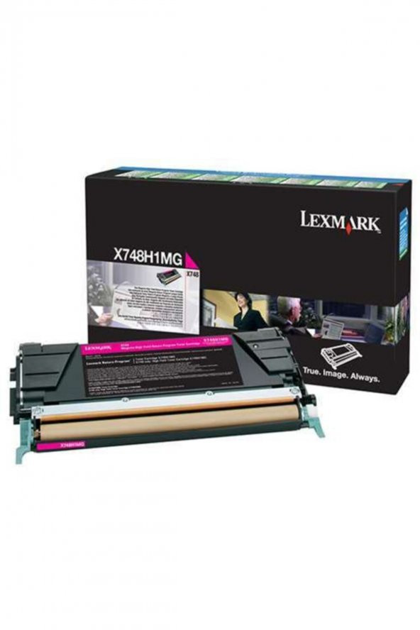 LEXMARK X748H1MG KIRMIZI ORJİNAL TONER Yüksek Kapasite 10.000 Sayfa