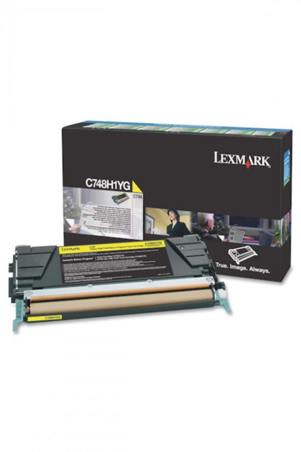 LEXMARK C748H1YG SARI ORJİNAL TONER 10.000 Sayfa