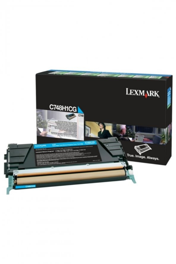 LEXMARK C748H1CG MAVİ ORJİNAL TONER