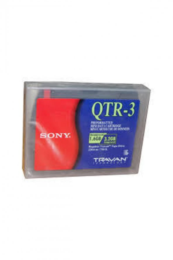 SONY QTR-3 1,6 GB / 3,2 GB Travan DATA KARTUŞU