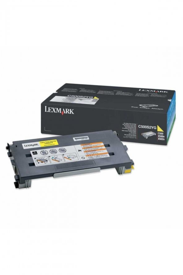 LEXMARK C500S2YG SARI TONER - LEXMARK C500N YAZICI TONERİ