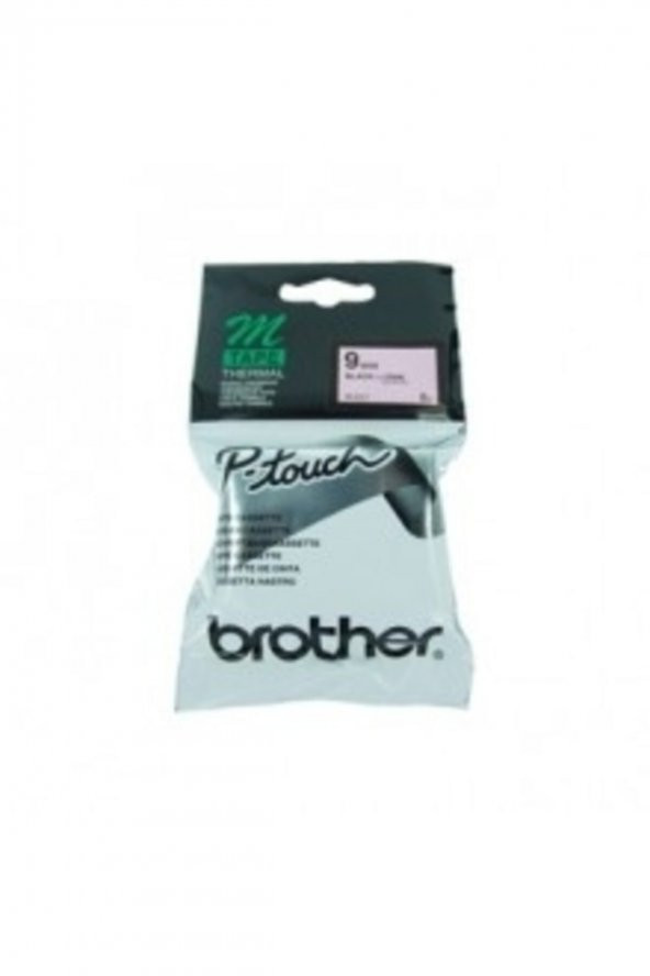 BROTHER M-721 Yeşil Üzerine Siyah P-Touch Etiket 9mm PT-55 / PT-60 / PT-80