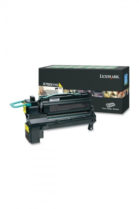 LEXMARK X792X1YG SARI ORJİNAL TONER 20.000 Sayfa