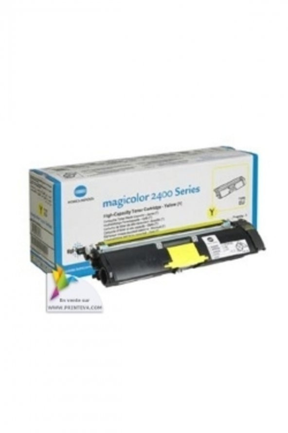 KONICA MINOLTA 1710589-001 SARI RENKLİ LAZER TONER - MagiColor 2400-2500 YAZICI TONERİ