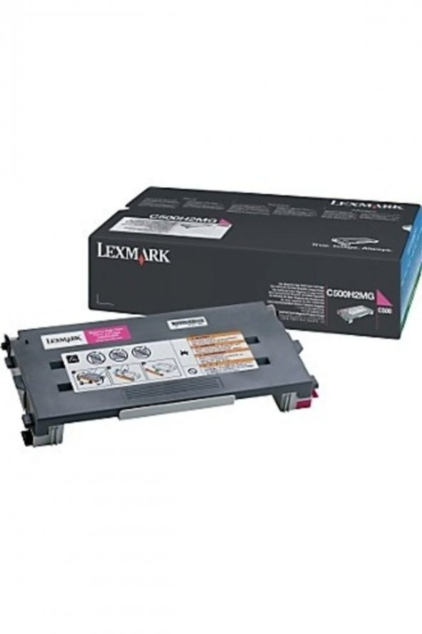 LEXMARK C500H2MG KIRMIZI TONER - Lexmark C500N TONERİ ürün görseli