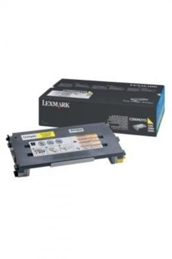LEXMARK C500H2YG SARI TONER - LEXMARK C500N YAZICI TONERİ