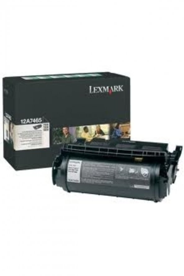 LEXMARK 12A7465 YÜKSEK KAPASİTE SİYAH TONER-T632/634 TONERİ ürün görseli