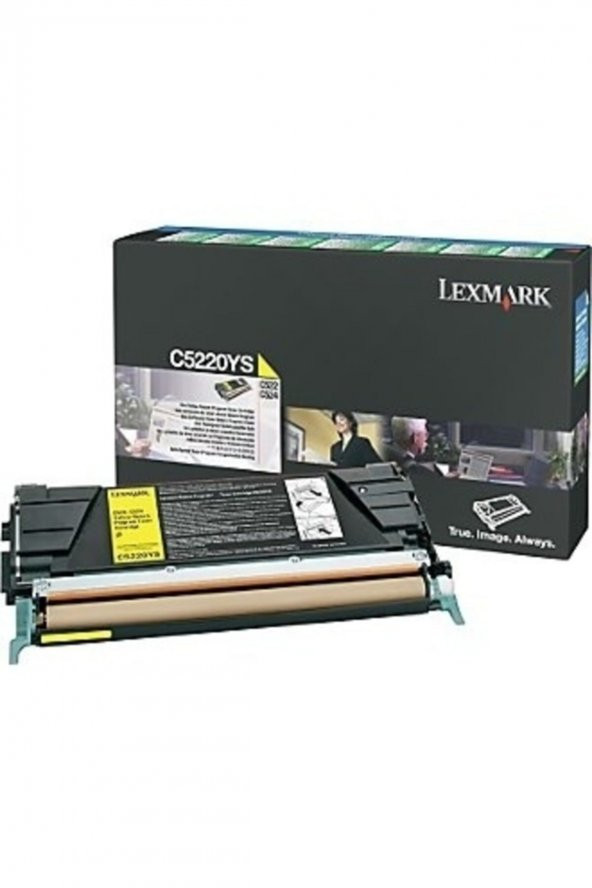 LEXMARK C5220YS SARI RENKLİ ORJİNAL LAZER TONER ürün görseli