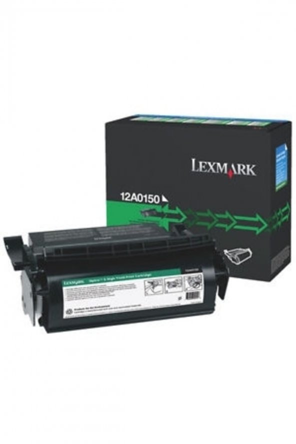 LEXMARK 12A0150 SİYAH ORJİNAL RETURN TONER - Optra S 1200 / 1650 / 2450