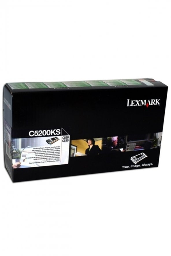 LEXMARK C5200KS SİYAH ORJİNAL TONER - C520 / C524 / C530 ürün görseli