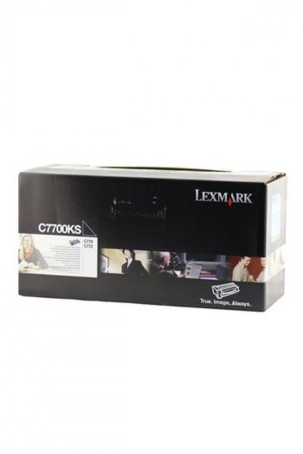 LEXMARK C7700KS SİYAH ORJİNAL TONER-C770/C772 ürün görseli