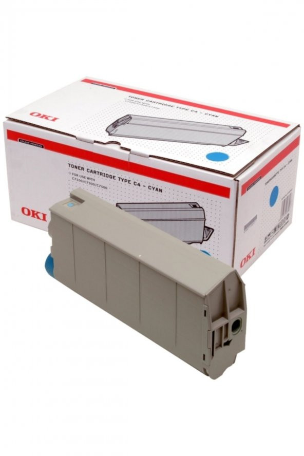 OKI 41963007 MAVİ ORJİNAL TONER - OKI C7100/C7300/C7500