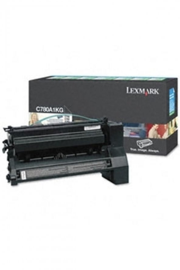 LEXMARK C780A1KG SİYAH ORJİNAL TONER - C780/C782