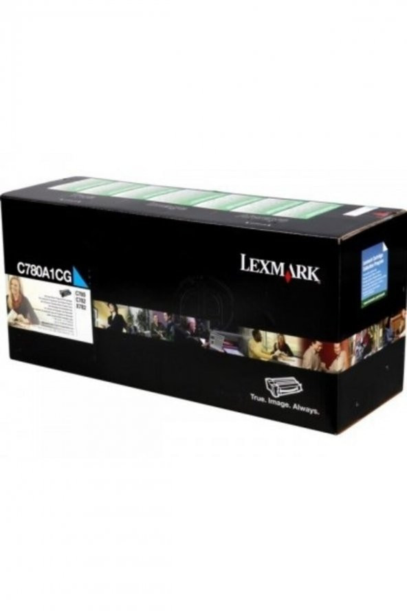 LEXMARK C780A1CG MAVİ ORJİNAL TONER - C780/C782 ürün görseli