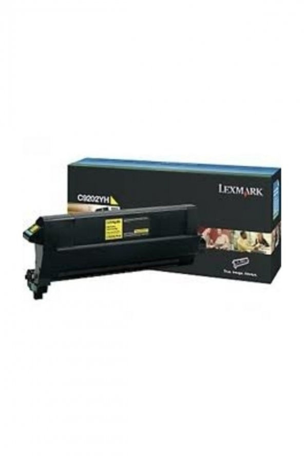 LEXMARK C920 C9202YH SARI ORJİNAL TONER