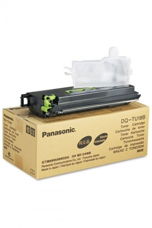 PANASONIC DQ-TU18B ORJİNAL SİYAH TONER- DP2000 / DP2500 / DP3000