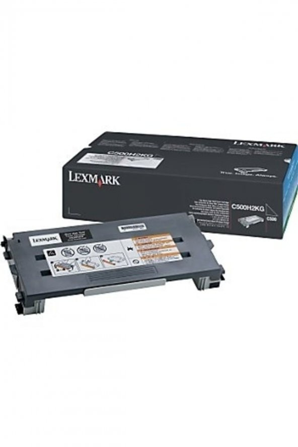 LEXMARK C500H2KG SİYAH ORJİNAL TONER - LEXMARK C500N ürün görseli