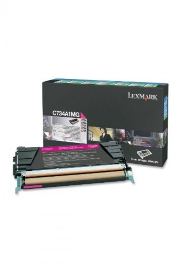 LEXMARK C734A1MG KIRMIZI ORJİNAL TONER - C734 / C736 / X734 / X736 / X738