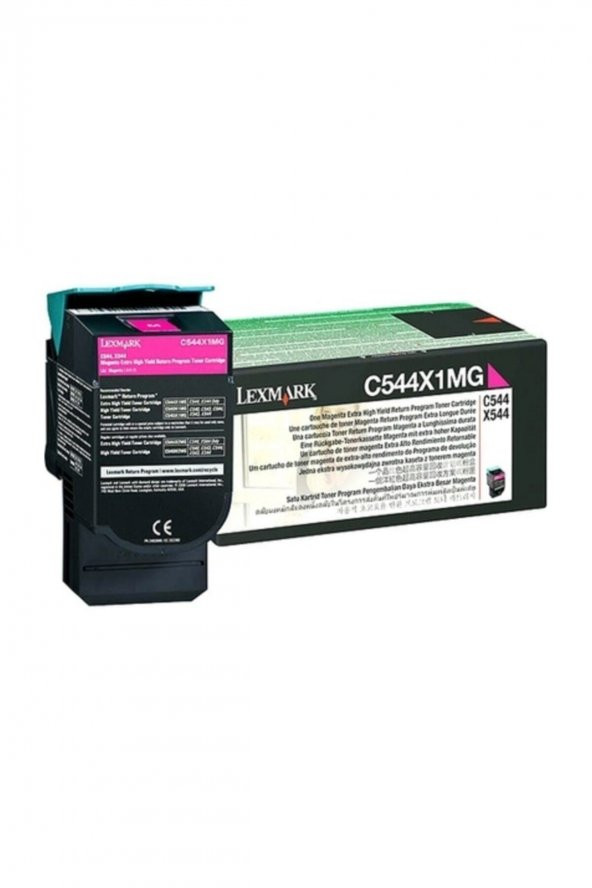 Lexmark C544X1MG Kırmızı Orjinal Toner C540/C544/X544/X546