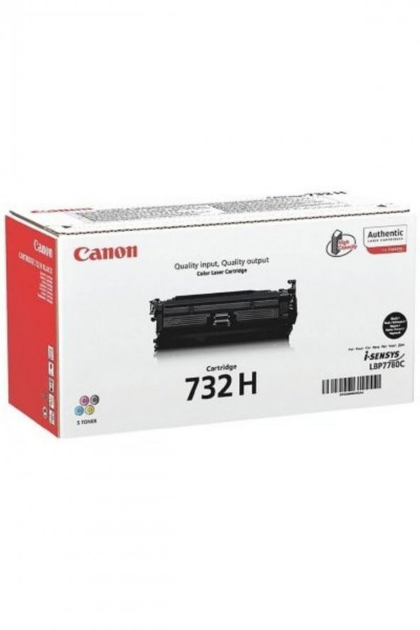 CANON CRG-732H BK SİYAH ORJİNAL TONER i-Sensys LBP7780Cx