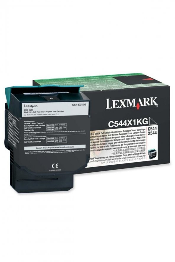 Lexmark C544X1KG Siyah Orjinal Toner-C544 / X544 / X546