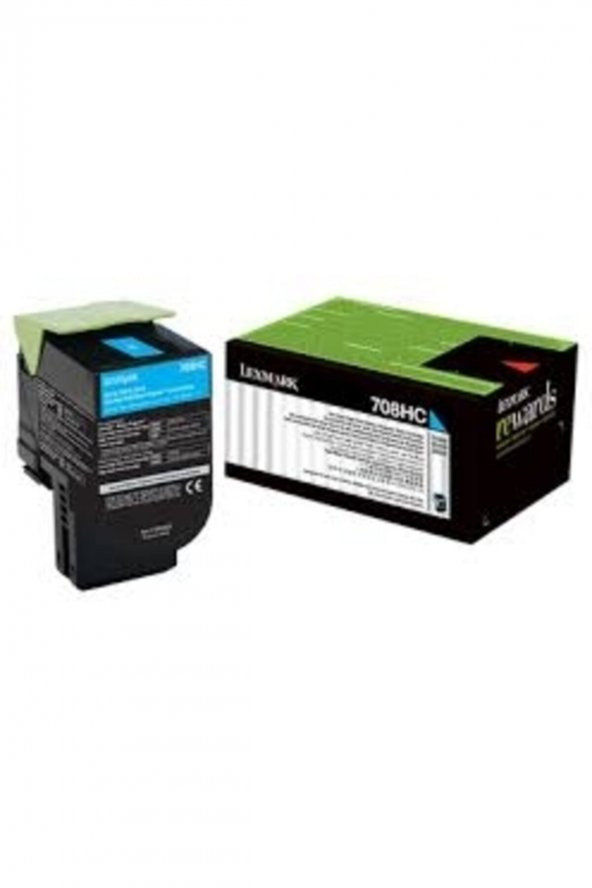 LEXMARK 70C8HC0 708HC MAVİ ORJİNAL TONER CS310/CS410/CS510 ürün görseli