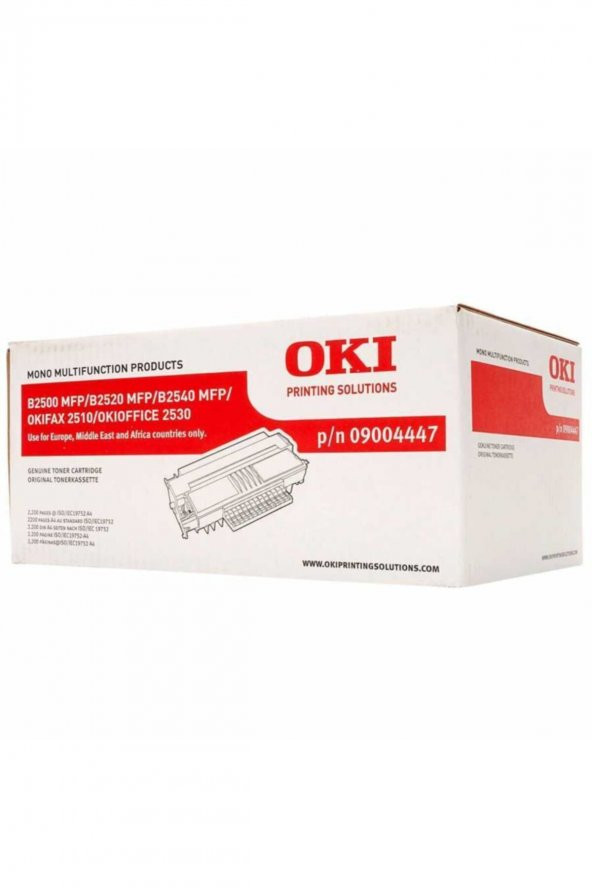 OKI B2500-B2520-B2540 09004447 SİYAH ORJİNAL TONER ürün görseli