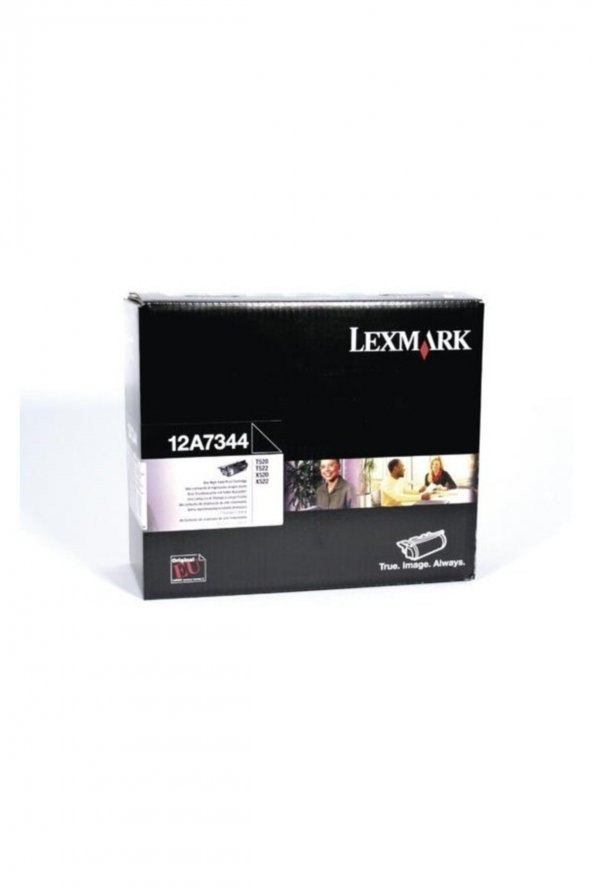 LEXMARK T520 12A7344 SİYAH ORJİNAL TONER T522-X520-X522