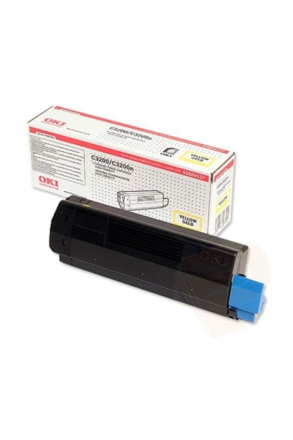 OKI C3200 42804537 SARI ORJİNAL TONER YÜKSEK KAPASİTE - 1