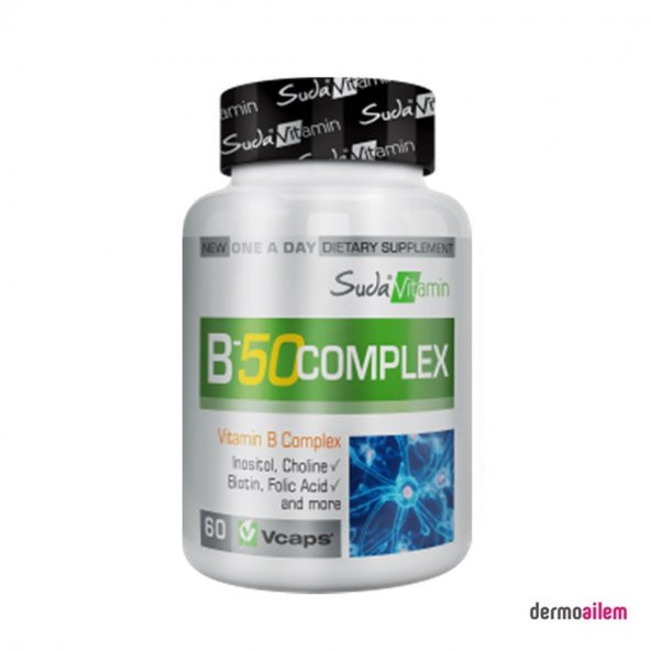 Suda Vitamin B 50 Complex 60 Kapsül - 2
