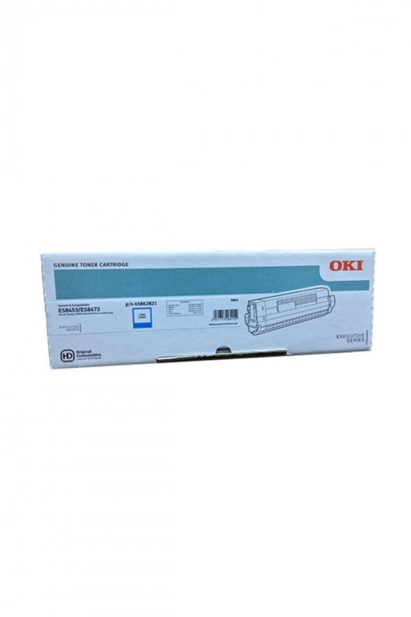OKI 45862821 ES8453 / ES8473 MAVİ ORJİNAL TONER ürün görseli