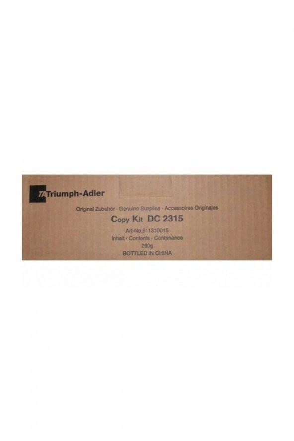 TRIUMPH ADLER DC-2315 (UTAX CD-1315) ORJİNAL FOTOKOPİ TONERİ