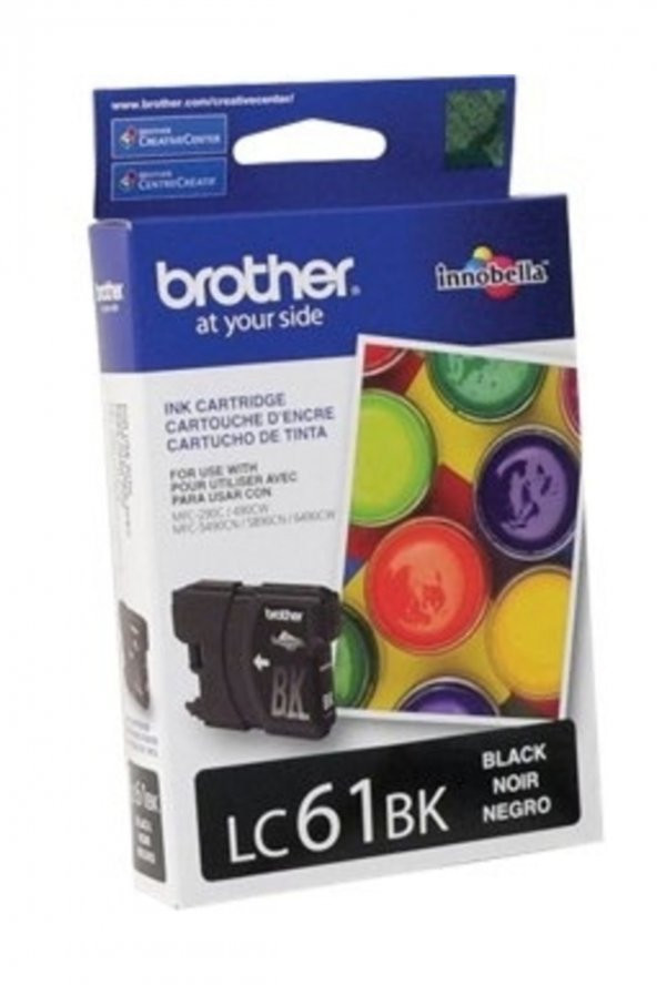 BROTHER LC61BK SİYAH ORJİNAL KARTUŞ MFC-490 / DCP-385