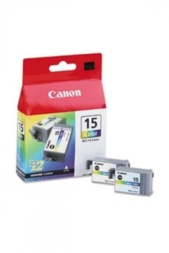 CANON BCI-15C RENKLİ ORJİNAL KARTUŞ 2Lİ PAKET- BubbleJet i70 / i80 / IP90 ürün görseli
