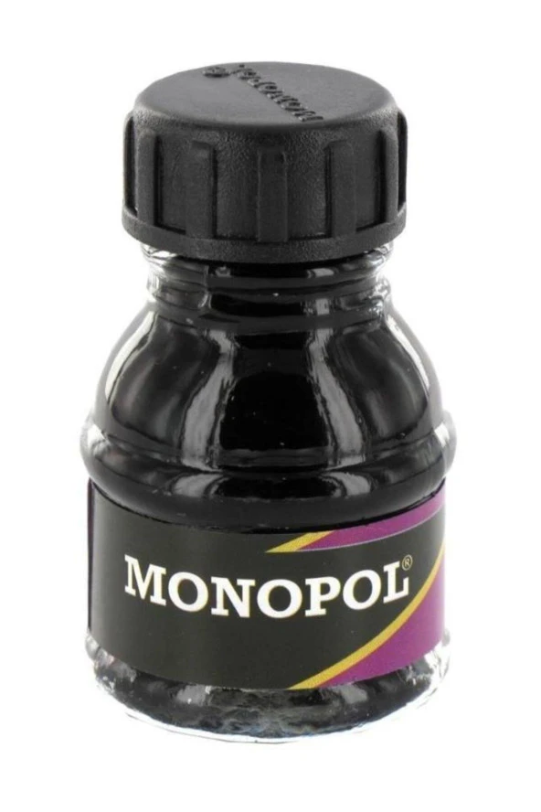 Monopol Çini Mürekkebi Cam Şişede Siyah 1102 ürün görseli 1