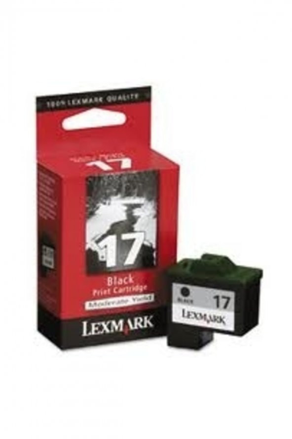 LEXMARK 17 10N0217 SİYAH ORJİNAL KARTUŞ
