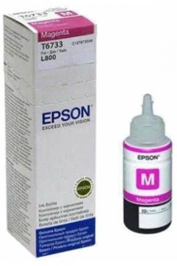 Epson T6733 Kırmızı Mürekkep Kartuş L800, L805, L810, L850, L1800