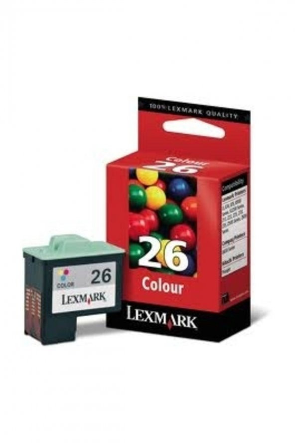 LEXMARK 26 10N0026 RENKLİ ORJİNAL KARTUŞ ürün görseli